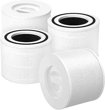 Core P350 Pet Care Replacement Filter for LEVOIT Core P350 Core 300 Air Purifier, 3-in-1 Filter Replacement, Part # Core P350-RF, 4 Pack