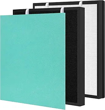 RFM80 Replacement Filter for Max Air Purifier (Model OVHM80), with 3-in-1 HEPA and High-Efficiency Activated Carbon Filter, Compared to Part #RFM80, 1 Set