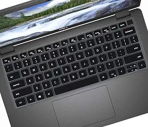Keyboard Cover Skin for 14" Dell Latitude 7000 7410 7420 7430 7440 5440 5420 5430 5431, Dell Latitude 7520/Latitude 9000 9510 9520 9420 9430,Dell Latitude 14" Notebook Protector-Black
