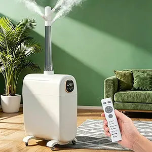 Lacidoll Humidifier Large Room 25L/6.6Gal,3000 sq.ft Commercial Whole House Humidifier,Top-Fill Humidifiers for home with Extension Tube, Ideal for Plants, Office, Warehouse & Greenhouse