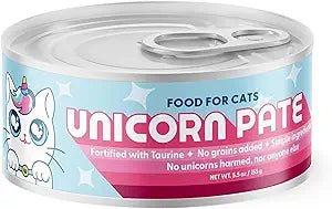 Wild Earth Vegan Wet Cat Food  Grain Free Taurine Fortified | Digestive Support, Allergen-Free, Veterinarian-Developed | Plant-Based High-Protein Formula, 12 Cans of Unicorn Pate 5.5 oz