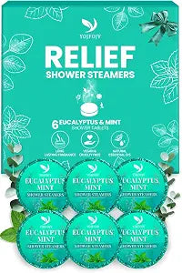 Shower Steamers Aromatherapy 6 Pack - Relaxation Self Care Gifts