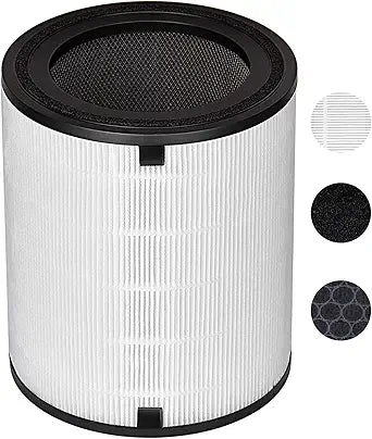 for LEVOIT LV-H133 Air Purifier Replacement Filter Set -True and Activated Carbon Filters -Compatible with Tablenco LV-H133-RF Filter Set for 3-in-1 LV-H133 Air Purifier