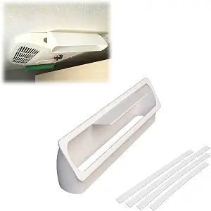 RV AC Vent Deflector Airflow Redirector Compatible with Coleman Air Conditioner, Air Conditioner Deflector for Camper Trailer Rooftop AC Vent Cooling Guide