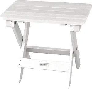 highwood Folding Adirondack Side Table, White
