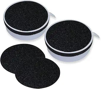 PUREBURG Replacement Filter Set Compatible with Hunter HP125 AirX HEPA Digital Air Purifier, 2-Pack H13 HEPA + 4 x Activated Carbon Pre-Filter Air Clean Dust VOCs
