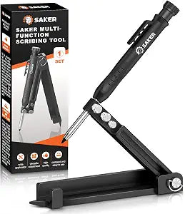 Saker Multi-function Scribing Tool,Aluminum Alloy Scribe Tool 5.5Inch