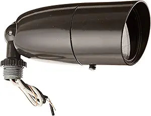 RAB Lighting LFP16A Sleek Floodlight, PAR16 Type, Aluminum, 60W Power, 650 Lumens, 120V, Bronze Color