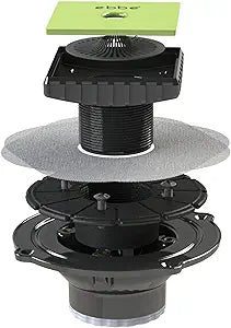 Ebbe E4024 PVC Three Piece Drain Assembly, 2-Inch, Black