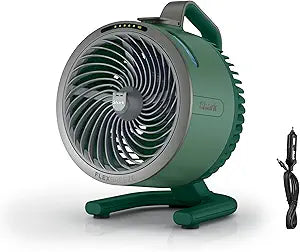 Shark FlexBreeze HydroGo Fan + Car Charger Γ Ultra-powerful portable fan that mists indoors & outdoors. 5 speeds, 2 bonus modes, & evaporative misting, Spruce, FA052QGN