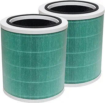 PUREBURG Replacement Filter Compatible with TOPPIN Comfy Air Bridge 3 TPAP004 Air Purifier,2-Pack H13 True HEPA Activated Carbon 4-Stage Filtration Air Clean VOCs
