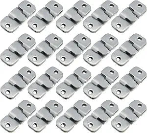 20 Pcs Sectional Couch Connectors Furniture Interlocking, Metal Sectional Couch Clips, Sectional Sofa Connector Bracket for Recliner, Chair
