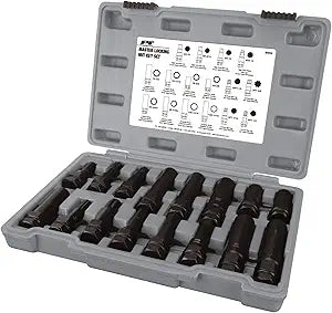 Performance Tool M994 16pc Locking Lug Nut Master Key Set