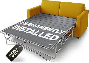 Meliusly Sleeper Sofa Support Board Queen Size (54x64) Permanently Installed Wood Sofa Bed Board for Pull Out Couch, Folds with Frame, Under Mattress Bar Shield, Sofa Bed Support, Folding Bed Board