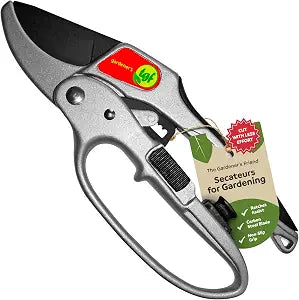 The Gardener's Friend Heavy Duty Ratchet Pruning Shears, Anvil