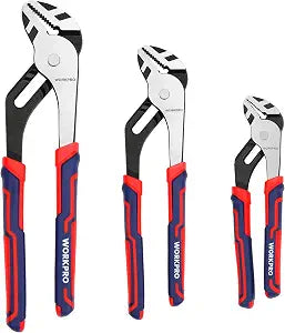 WORKPRO 3 Piece Groove Joint Plier Set