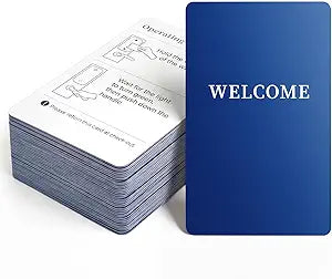 Sabary 200 Pack Hotel RFID Key Card 13.56mhz NFC PVC Access Cards Iso14443-a Rewritable Smart Keycards Compatible with Saflok, Kaba, Onity, Miwa, Securelox and Miwa Hotel Locks