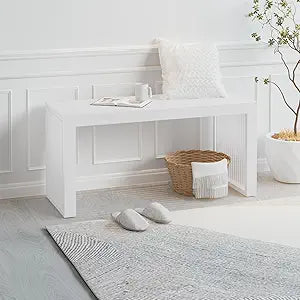 APRTAT Bamboo Dining Bench, 35 inch Farmhouse Decor Indoor Kitchen Table Bench, Entryway Shoe Rack Bench Solid Bamboo Benches for Living Room, Hallway, Bedroom, Bathroom
