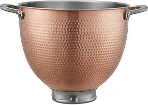 KitchenAid 5 Quart Hammered Copper Bowl, KSM5SSBCB for select 4.5 or 5 Q Tilt Head Stand Mixers