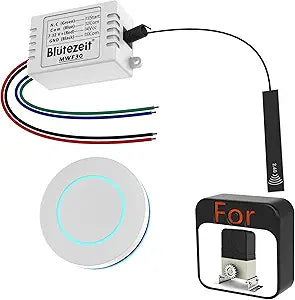 Bltezeit WiFi Module for MJ Sliding Gate Openers (MJ300/MJ400) with Push Button, Smart App Control, Alexa/Google/Siri Compatible, 2.4GHz Single-Button Cycle