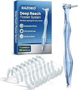RAZOKO Deep Reach Dental Flosser System