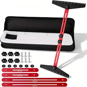 Stair Tread Template Tool, Adjustable 10-67 In Stair Measuring Tool