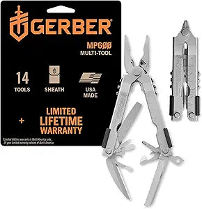 Gerber Gear 07530N Needle Nose Pliers Multitool MP600 Multi-Plier, Stainless