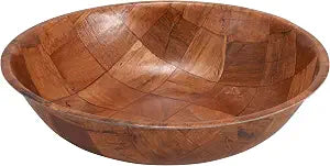 Winco WWB-10 Wooden Woven Salad