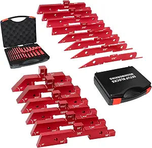 14pcs Precision Router Table Setup Blocks for Woodworking Set Up