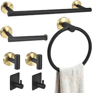 7 Pcs Bathroom Accessories Set, Towel Racks for Bathroom