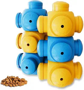HOUNDGAMES Dog Puzzles for Smart Dogs, Interactive, Puzzle Treats, Puppy Puzzle, Toys to Keep Them Busy, Cognitive Dog Games, Toys for Bored Dogs, Advanced Puzzles, Boredom Busters (6 Pieces)