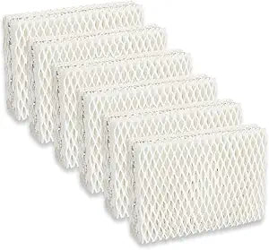 kakofaci 6 Pack WF813 Humidifier Filters Replacement Compatible with Equate EQWF813 PCWF813 Relion RCM832 RCM-832N Protec RWF813 EQ-2119-UL PCCM-832N Cool Mist Humidifiers Wick Filter