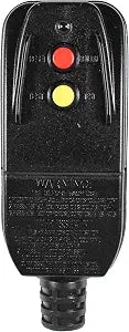 HQRP GFCI Replacement Plug Assembly, Auto Reset 15-Amp Non-Grounded 2-Wires 2-Prongs for Power Pressure Washer, Pool Pump, Air Conditioner, UL Listed