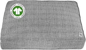 Molly Mutt River Dog Bed Duvet Cover, 100% Cotton Canvas Cover for Dog, Puppy, or Cat Bed, Durable, Washable, and Free of Harmful Chemicals, Medium/Large, 27"x36"x5"
