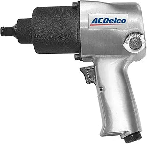 ACDelco 1/2" Air Impact Wrench, 500 Ft-lbs High Torque Pneumatic Tool, Twin Hammer Heavy Duty Impact Gun, 5-Speed Power Regulator, Automotive Repair Tool for Lug Nuts, ANI405A