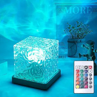 Ocean Wave Projector Light, Water Ripple Mood Lighting Ambient Room Decor