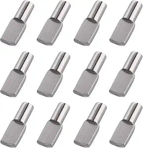 5mm Shelf Pegs Pins,60 Pieces Spoon Shape Support Pegs for Cabinet Shelf
