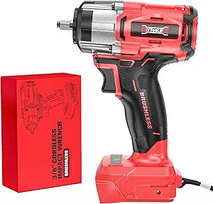DIYtoolifz Cordless Impact Wrench Compatible with Milwaukee 18v Battery: 250Ft-lbs(340N.m) 3/8" Brushless Electric Impact Gun, 2400RPM High Torque Impact Driver, Power Impact Wrench, Bare Tool