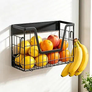Magnetic Basket for Refrigerator Door,Magnetic Fridge Shelf Organizer - 1pc