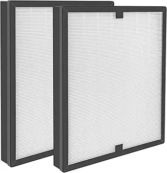 2pcs H13 Hepa Filter Replacement Compatible With Vevor Air Scrubber ZHP2301-550/ BlueDri Air Shield 550 Scrubber Air Purifier, Protective Hepa Filters