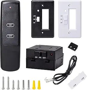 Gas Fireplace Remote Control System Kit for Standard Millivolt Gas Valve Appliances, Fit for Skytech, Majestic, Ambient, Majessen, Monesen, Vermont Gas Fireplaces.