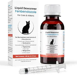 100ml Oral Liquid for Cats  with 3ml Needle-Free Dosing Syringe  Easy to Administer  Cat Health Supplies