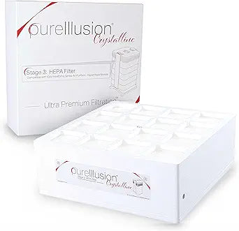 PureIllusion Scientifically Tested HEPA Filter for IQAir HealthPro Series Air Purifier - Ultra Premium True Hepa Filter fits HyperHepa Module - Genuine Crystalline