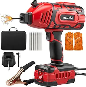 Sakertool Portable Welding Machine Electric: IGBT Handheld Welder with 5 Variable Current Adjustment - Hand Held Anti-Stick ARC Welder Gun for Home Repairs - 110V Welding Machine Kit