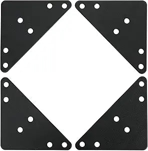 NELYE Triangular Metal Piece Part  - for Twin/Twin XL/Full/Queen/King/California King Platform Bed Base, 4 Pcs