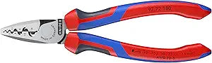 KNIPEX 97 72 180 Comfort Grip Crimping Pliers For Cable Links