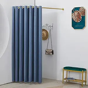 Fitting Room For Boutique,Clothing Store Fitting Room,dressing Room,C-shaped Curtain Rod Changing Room, The Locker Room,Changing Room Used In Mall And Office ( Color : B , Battery *1 : 90cm(35.43in) )