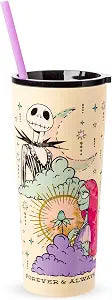 Silver Buffalo Disney Nightmare Before Christmas, Stainless Steel Tumbler