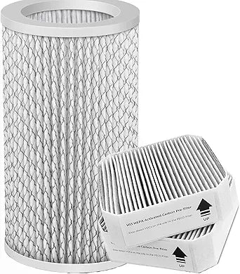 3-Pack Replacement Filters, Compatible with Molekule Air Purifier Γ Includes 1 PECO Filter & 2 Pre-Filters