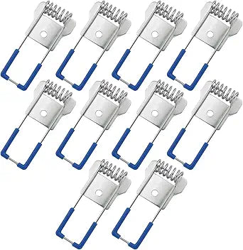 10pcs Downlight Panel Lamp Spring Clip 18x25mm Light Emitting Diode Recessed Lighting Accessories for Ceiling Lamp